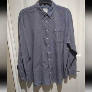 Men's Panhandle Long Sleeve Button-Up Shirt w/ contrasting Cuffs Sz XXL